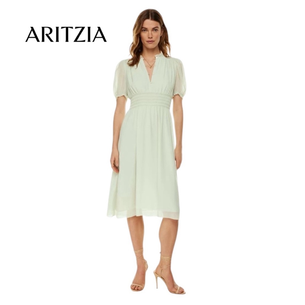 Aritzia NWT Wilfred Daughter Dress Rainwash Green Size 2XL XXL